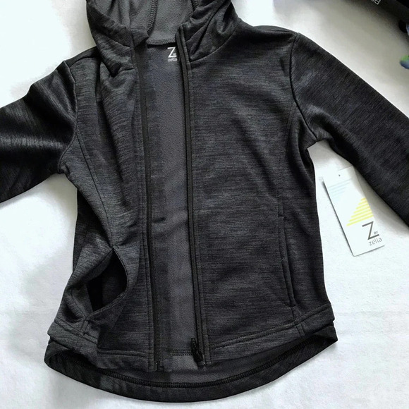 Z By Zella NWT Zip Up Hooded Track Jacket for Girls S *Pls See Description* - Picture 6 of 11